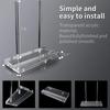 Compact Clear Acrylic Display Stand for Desktop For Photos Art and Books Holder with Stable Base 78 by 35 by 78 Inches