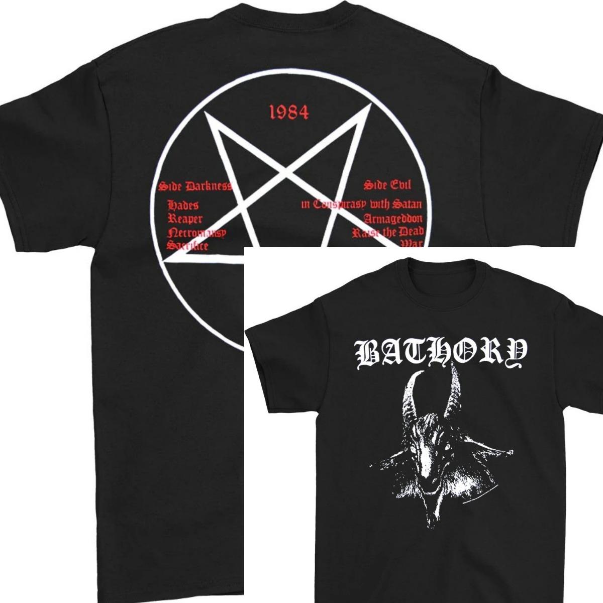 

2026 Rare Bathory Goat T-shirt High-end Luxury Is for Both Men and Women Top Y2k Summer Hot Sale 4XL