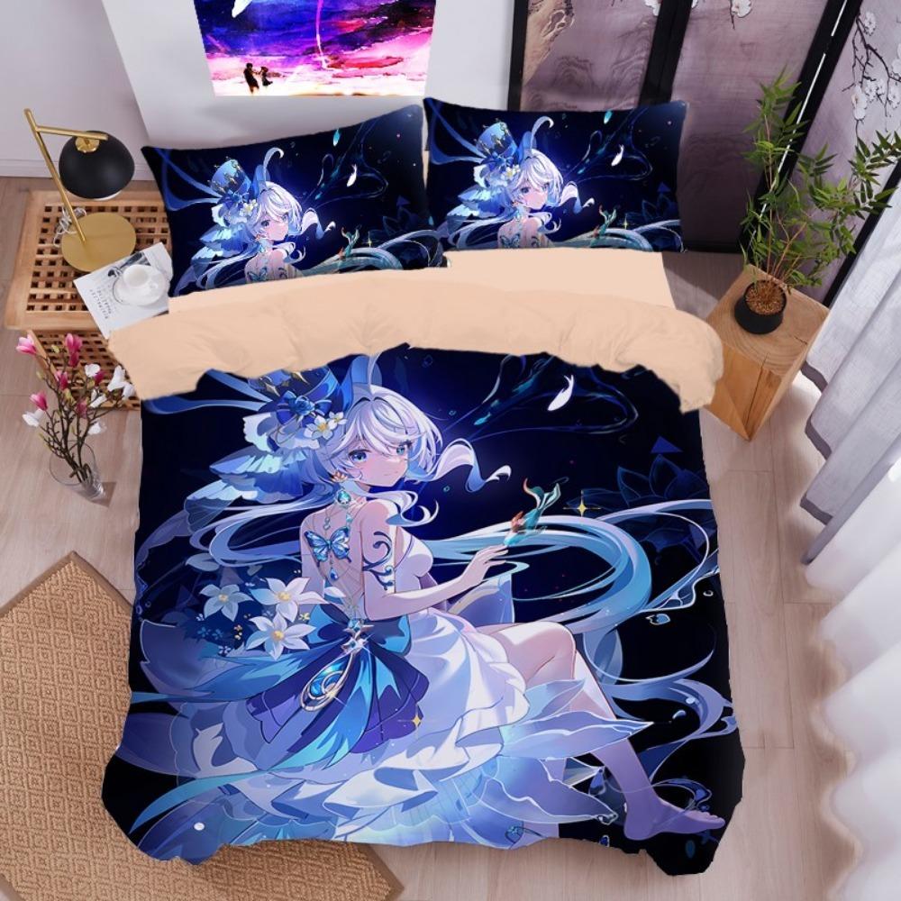 Anime character,Microfibre Bedding Sets,Children'sBirthday Gift  with Zip Room Decor Duvet Cover for Teenagers Adult Duvet Cover