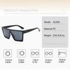 2PCS Box Fashion Trendy Sunglasses Cycling Driving Ins Sunscreen Sunshade Integrated Sunglasses