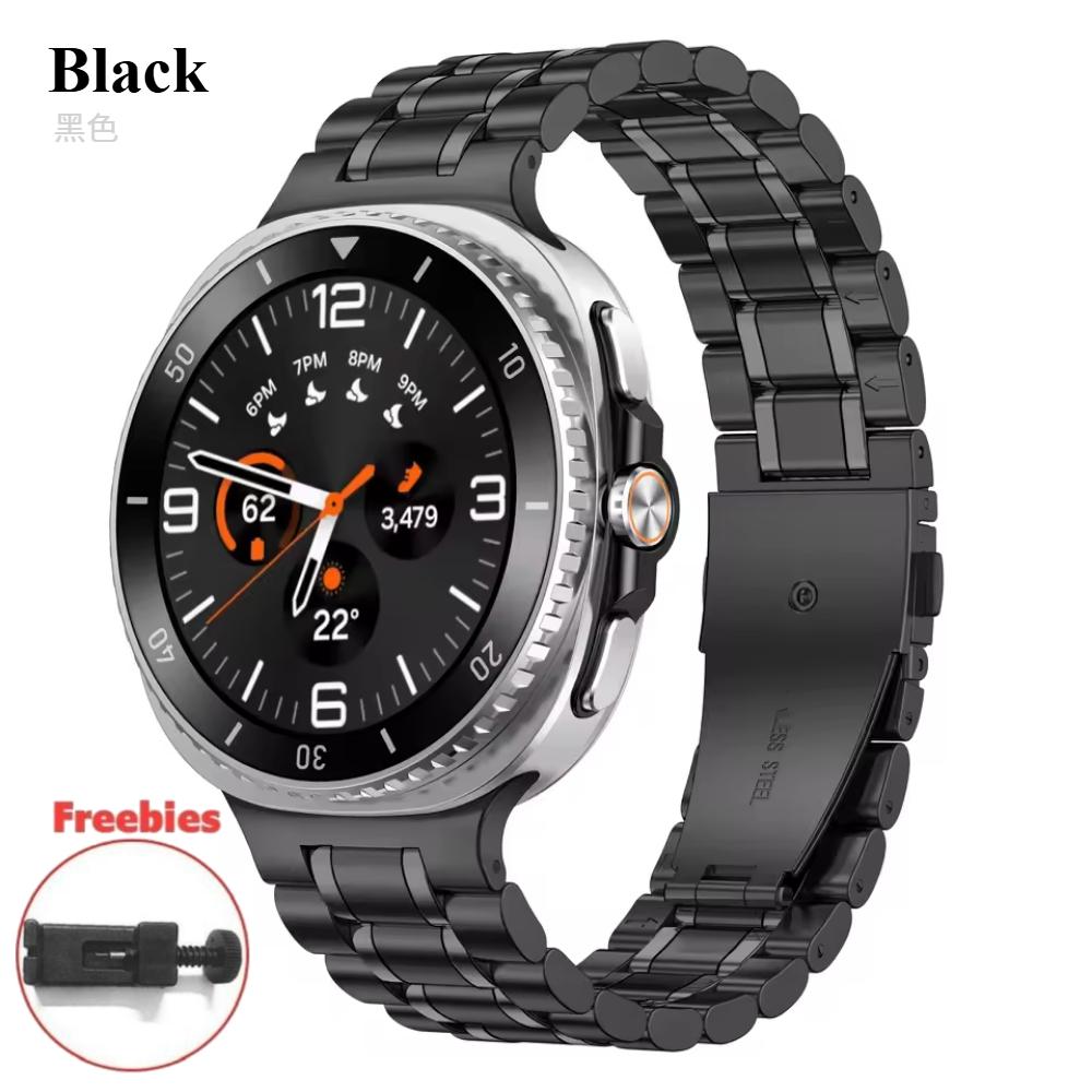 Metal Bracelet For Samsung Galaxy Watch 8 40mm 44mm Stainless Steel Strap Luxury Bussiness Band For Galaxy 8 Classic 46mm Accessories