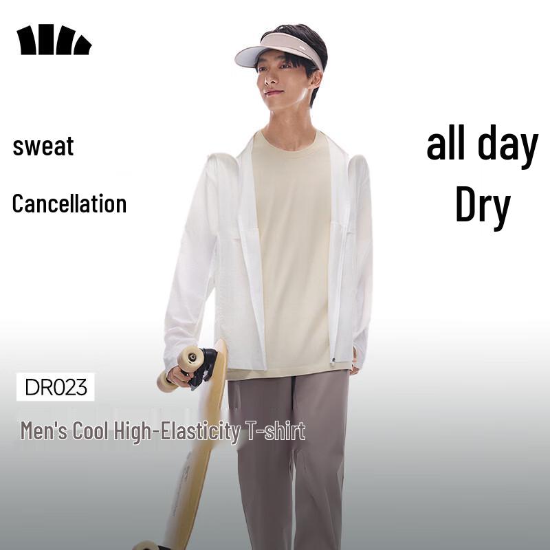 Beneunder Men s Quick-Dry Bare-Feel Sports T-Shirt DR023 XXL