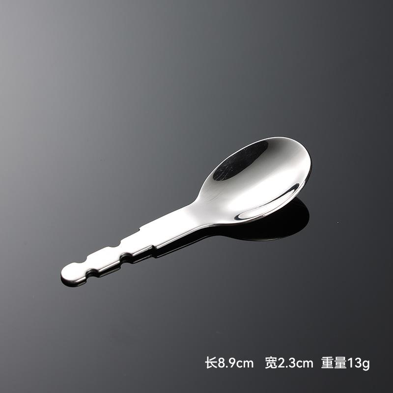 316 stainless steel spoon head children's tableware infants and toddlers eat rice spoon head baby 304 spoon head fork head work in progress