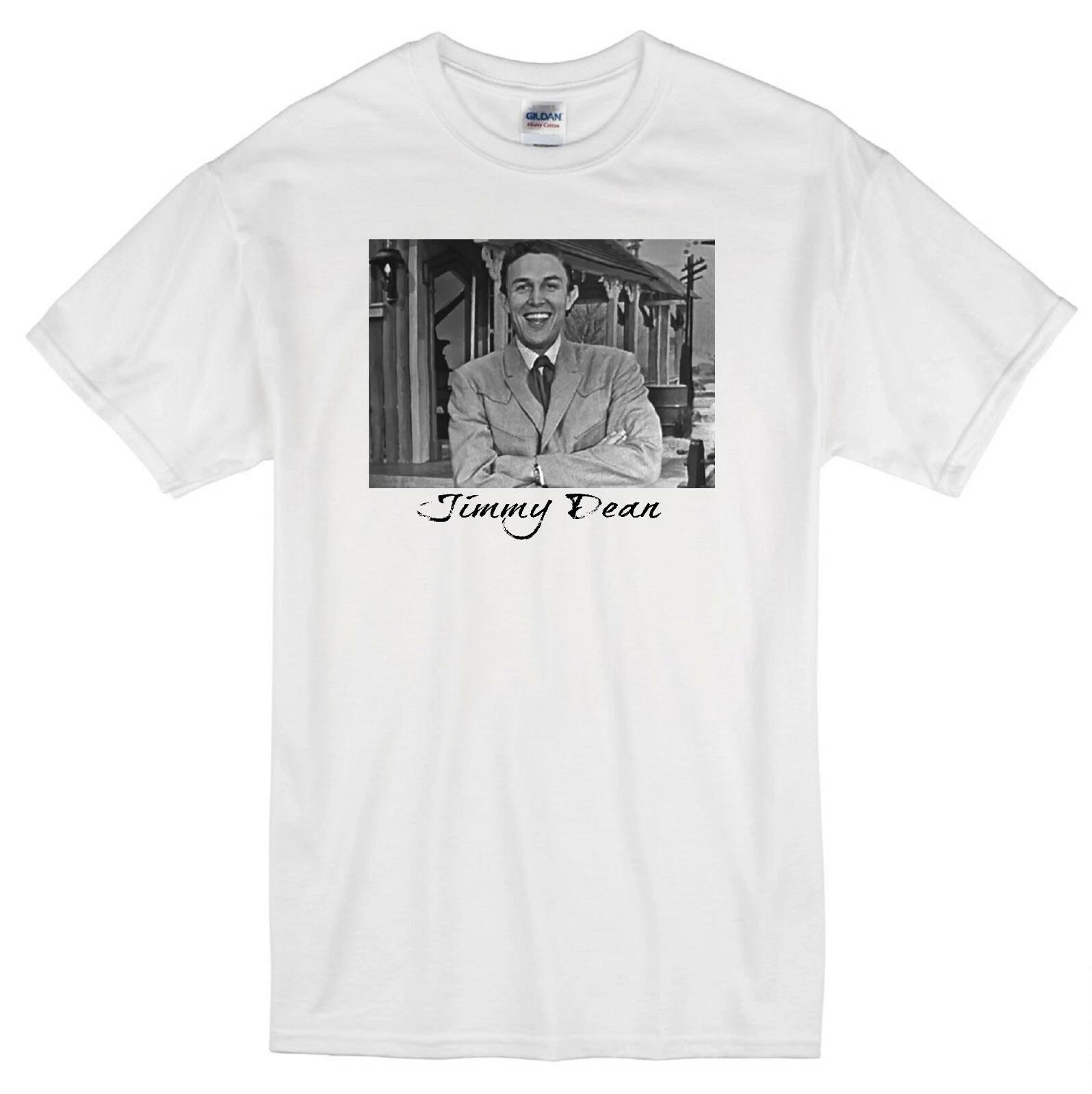 

JIMMY DEAN COUNTRY MUSIC SINGER ACTOR RETRO WHITE T-shirt 4XL