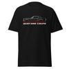 T-Shirt Mustang Coupé 1965 Cadeau d'Anniversaire pour Passionné d'Automobile