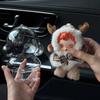 Transparent Case For Skull Panda Protective Cover Plush Dolls Display Bag Portable Organizer Box Skullpanda NEW Cuddly Stuffed Fluffy Huggable Kawaii