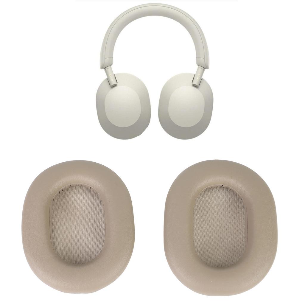Headphone Ear Pads Protein Leather Noise Insulation   Sponge Ear Cushions for WH 1000XM5 Wireless Headset