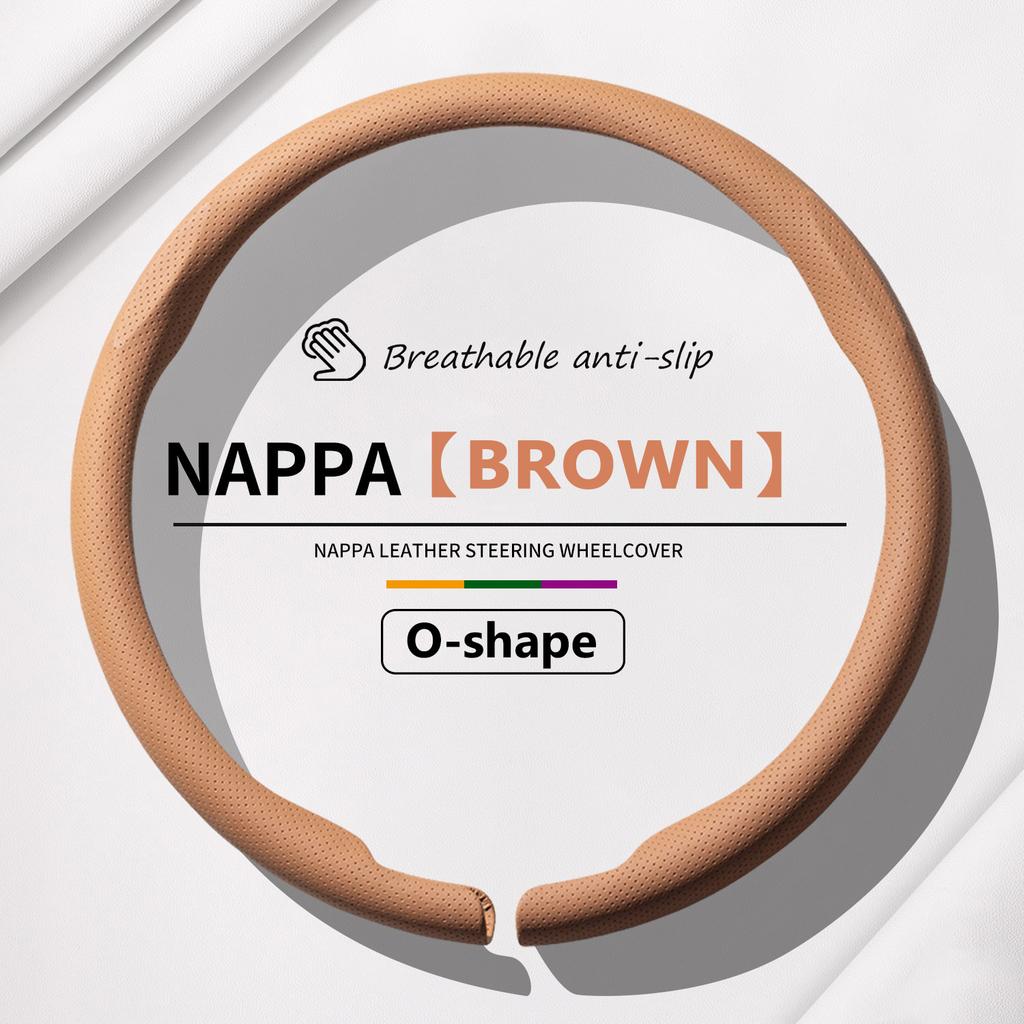 Breathable Leather D cut Auto Steering Wheel Cover For Volkswagen VW Golf 7 MK7 Golf 8 Mk8 Tiguan MK2 Polo Ultra-Thin Non-Slip