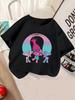 Silly Trolls Short Sleeve Kids T Shirt Summer Cute Cartoon Crewneck Boys Girls 3-14 Years