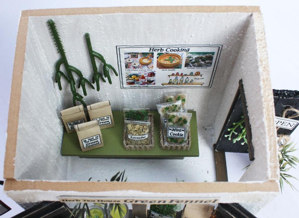 Billy Handmade Dollhouse Kit, Cottage Kit, Herbal Tea Shop 8723 [Parallel Import]