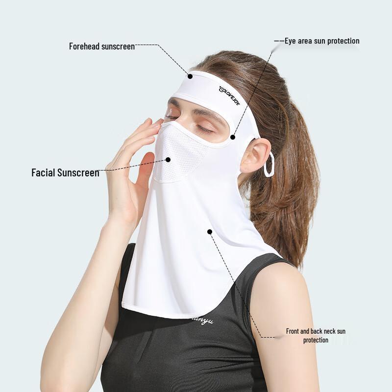 Women's Ice Silk Sun Protection Face Mask