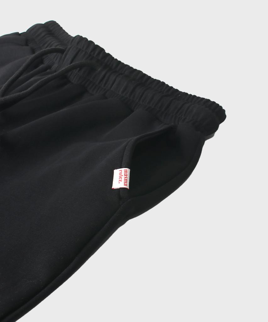 Maseumaluljeueopaeleol Check Hem Comfort Pants_Black