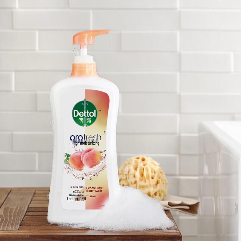 Dettol Sweet Peach Moisturizing Shower Gel