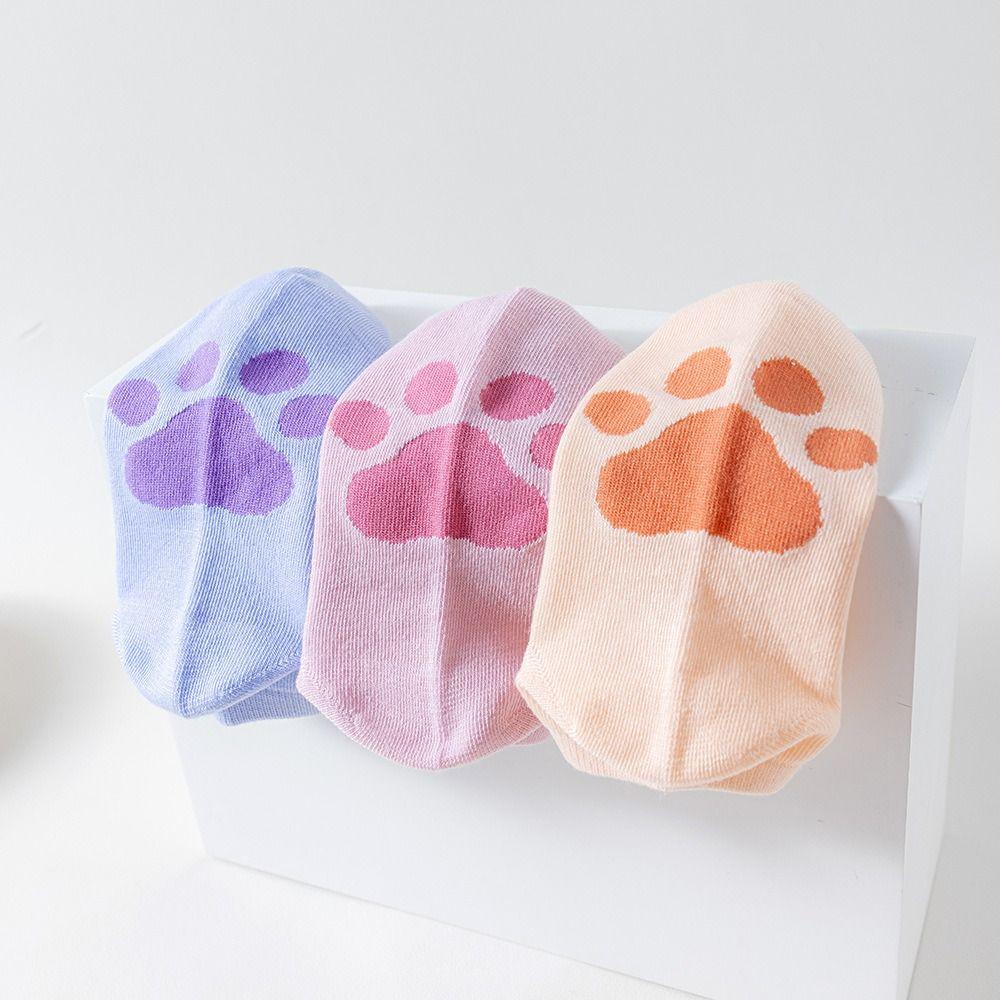 10Pairs Breathable Boat Socks Women Patchwork Invisible Socks Comfortable Cartoon Short Socks  Women