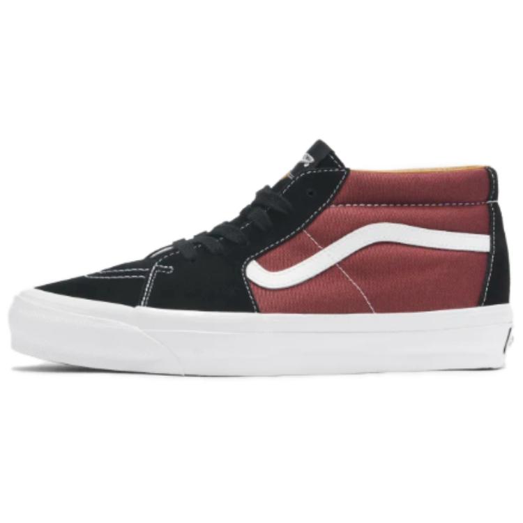 

Vans Premium Sk8-Mid 83 Black Russet Maroon Unisex Sneakers VN000CQQCLD 37