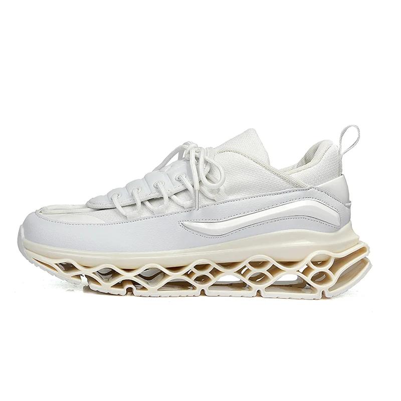 High Quality Men Women Running Shoes With Thick Soles Cushioned Mesh Lace Up Breathable Casual Shoes Luxurious Simple Sneakers