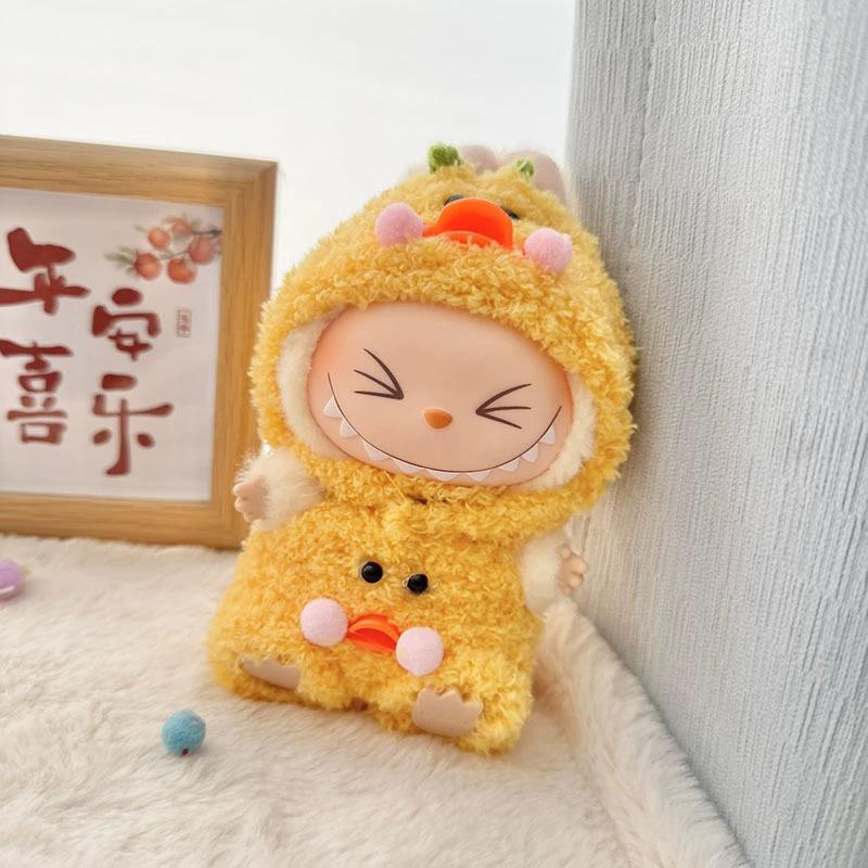Labubu Doll Clothes Fashion Animal Set for Labubu Idol V1 V2 Dolls Clothing Accessories 15/17cm Plush Doll Universal