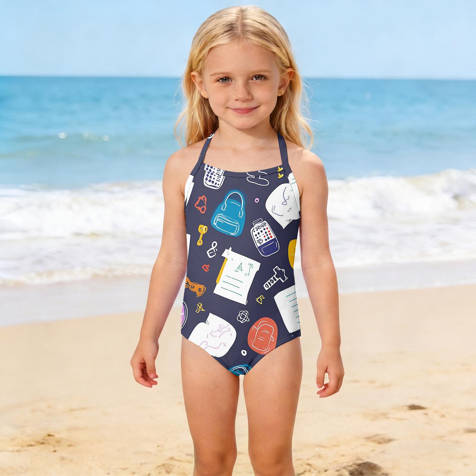 

Девичий Бикини Комплект - Подростковый Купальник Раздельный Купальник Подростковый Купальник Для Девочек 120 чёрный