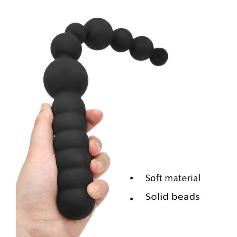 Anal Beads Soft Silicone Dildo Prostate Massage SM Game Butt Beads Expansion Anus Dilator Masturbator Sex Toys for Women Men