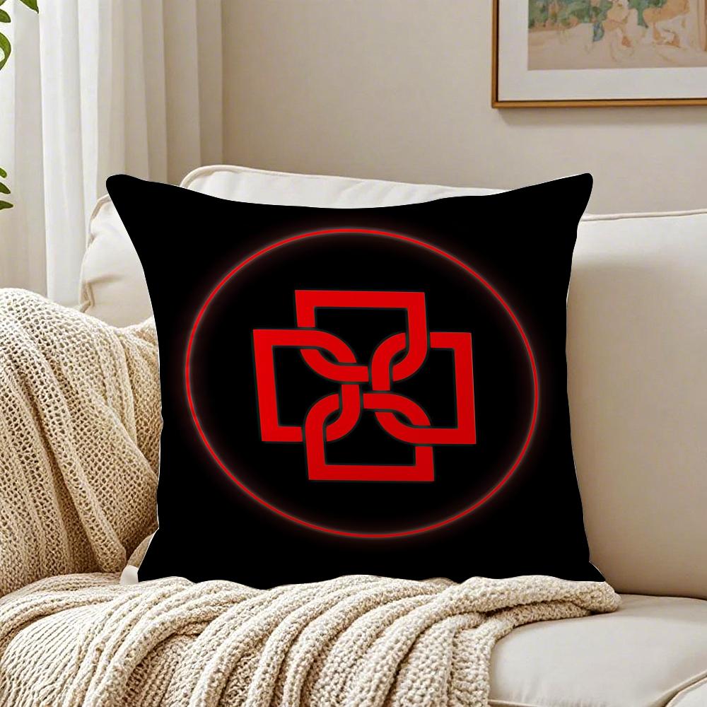 Male Singer Duki Cushion Cover Linen Pillowcase Soft for Sofa Bed Home Room Decor