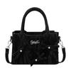 Bow fashion gentle texture handbag 2025 spring new versatile shoulder messenger bag small square bag