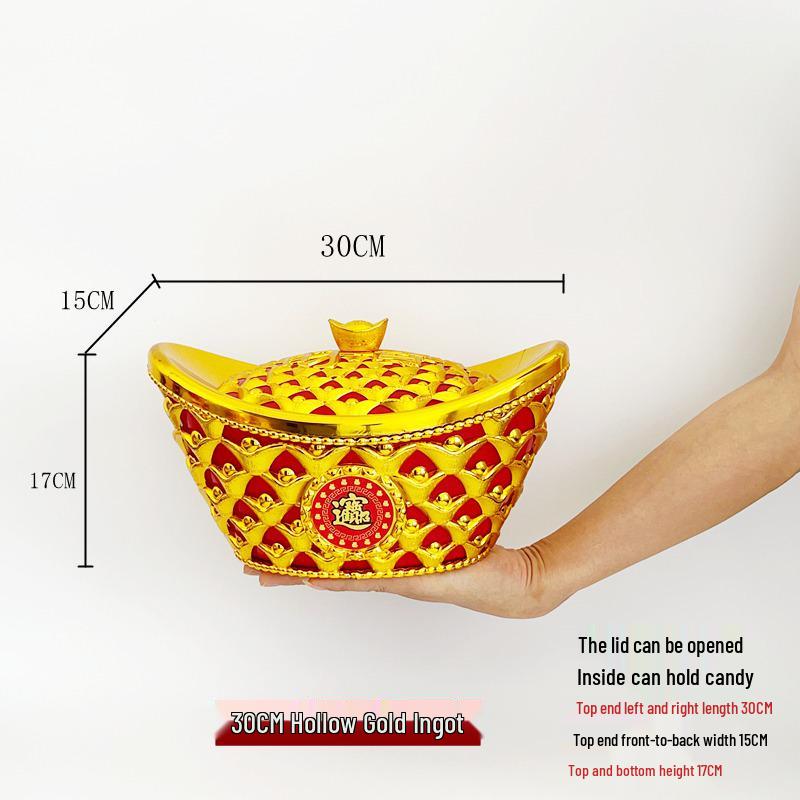 Lingots Dorés Décorations Festives - Ornements Trésors du Festival du Printemps