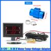 MAIMEIMI Red LED Digital 0-120℃ Water Temperature+Voltage Auto Car Mini Dual Water Temp Gauge with Sensor Adapter 26-40mm