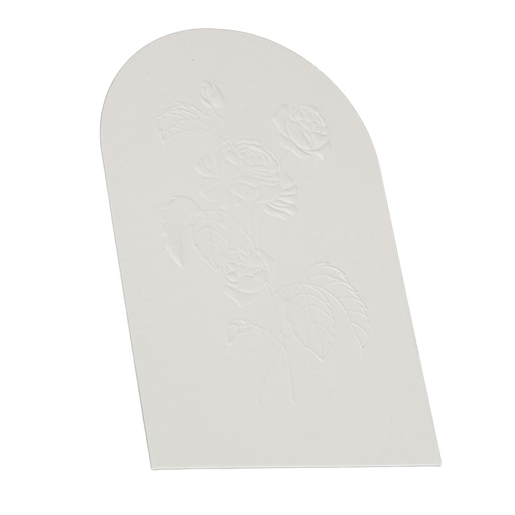 50pcs Perfume Test Paper Disposable Flower Pattern Scent Classification Essential Oil Testing Strips White