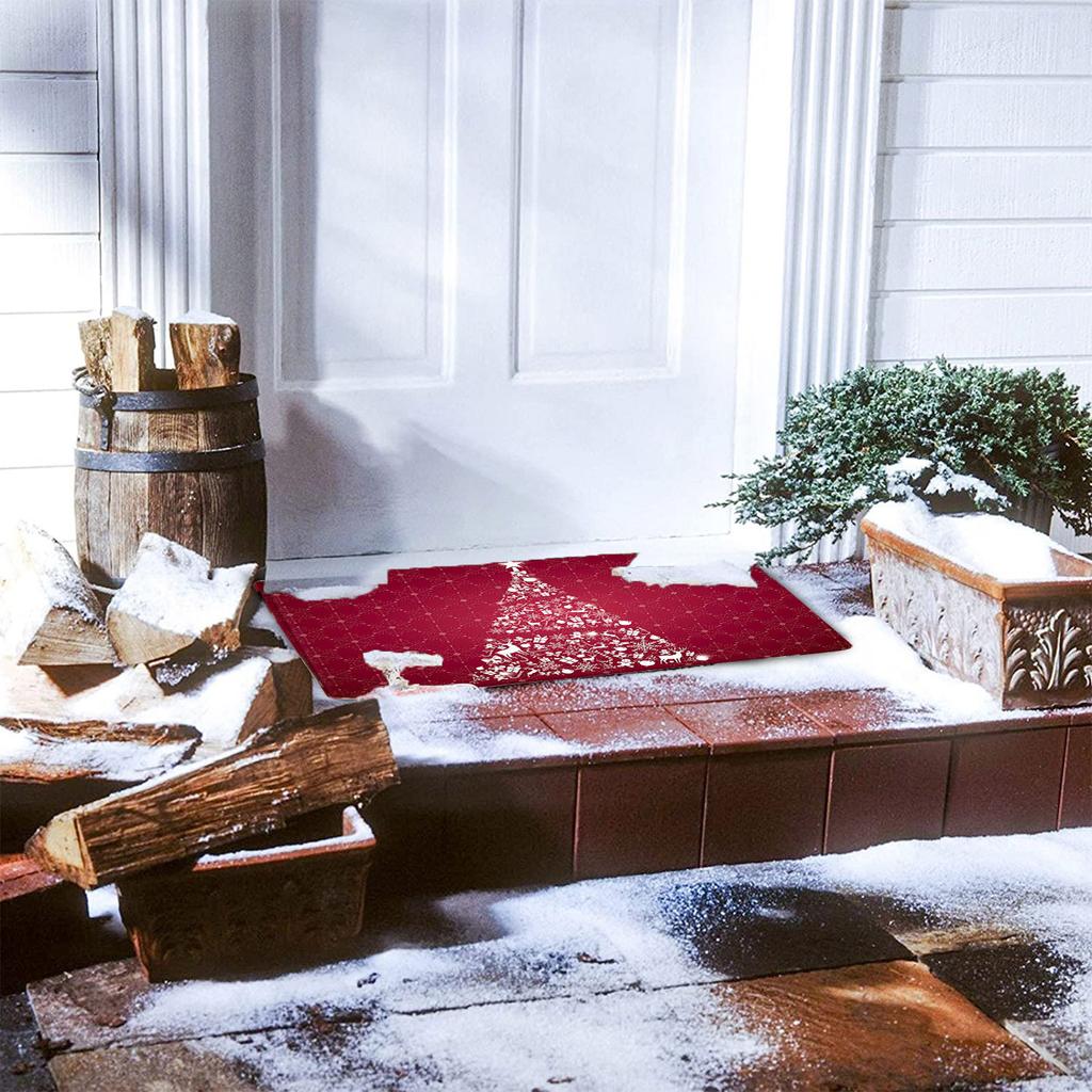 Christmas Festival Decoration Front Door Carpet Indoor Outdoor - Mat