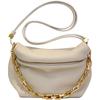 Women's Genuine Leather Pleated Cloud Bag: 2024 Fashion Chain Dumpling Shoulder Crossbody Bag