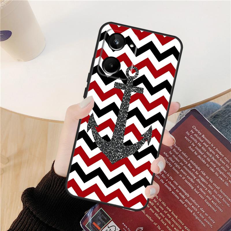 

Nautical Anchor Boat Sea Case For Realme 14 12 10 11 13 Pro Plus GT 6 6T 5 GT7 Pro C61 C55 C51 C21Y C25S C67 C75 C53 Realme 11 Pro Plus
