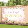 Party Backdrop Set - Princess Theme Birthday Decoration Set for 5-year-olds - Includes Royal Banner