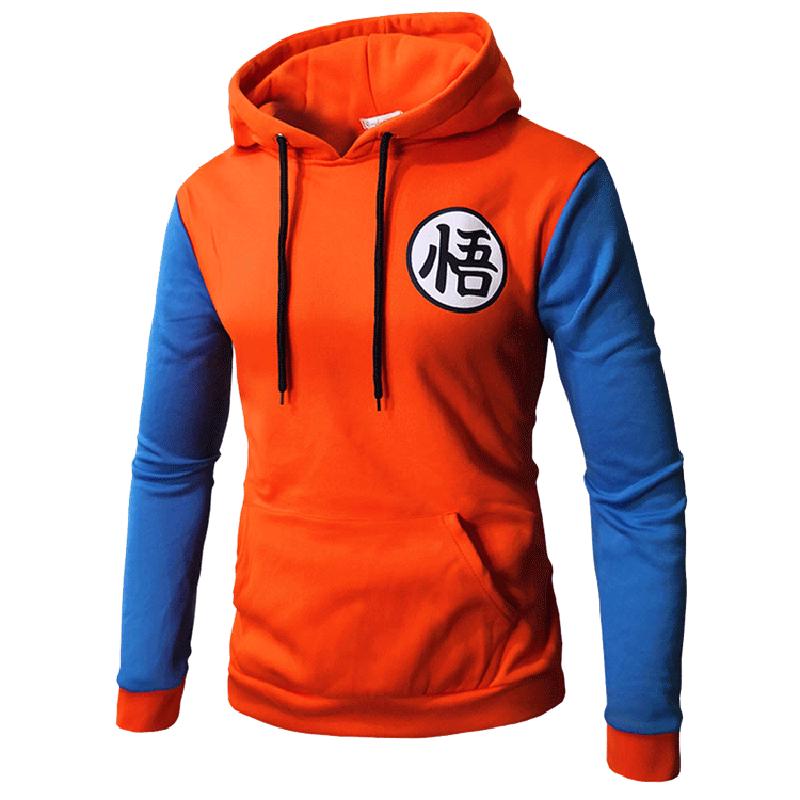 Warm Anime 3d Dragon Ball Z Son Goku Cosplay Jacket Sweatshirt Thick Coat Hoodie