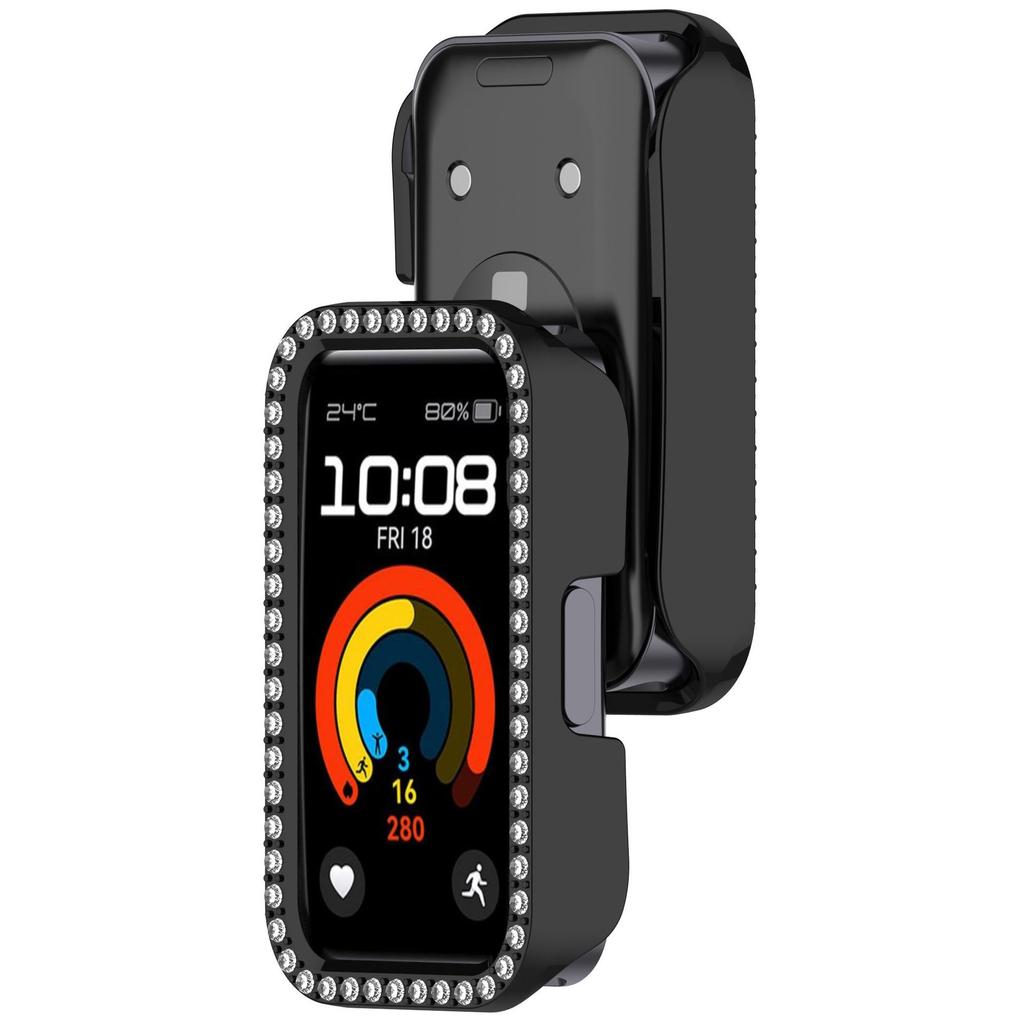 Hollow Watch Protector Case For Huawei Band 8 /9/10 Plating PC Hard Bumper Protective Shell Cover for Huawei Bracelet 10 9 8