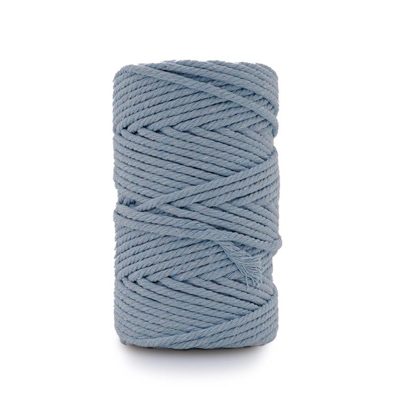 DIY 50 Yards Cotton Rope 3mm Colored Cotton Rope Handmade Cotton Thread Rope Woven Tapestry Rope Binding Rope, Gift Packaging Rope