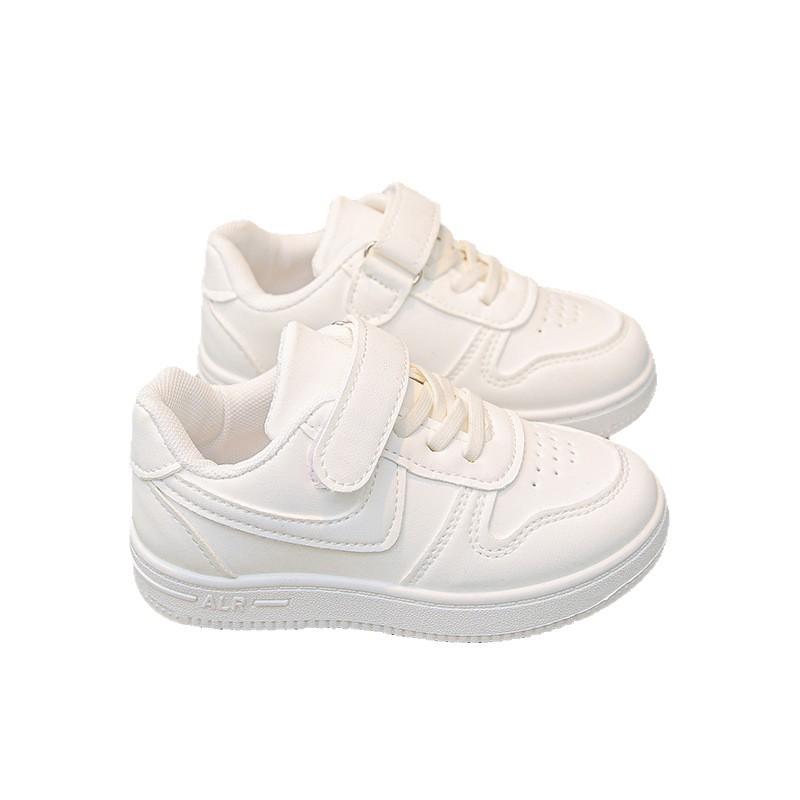 Children's White Sneakers: Spring/Fall Boys' and Girls' Soft-Soled Casual Shoes