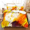 Hell’s Paradise Jigokuraku Bedding Set Duvet Cover + 2 Pillowcases Dark Edo Samurai Gabimaru Botan Demon Flower Horror Anime