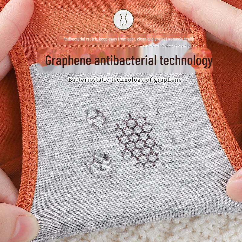 Damen Baumwollslips mit hohem Bund und Graphen: Atmungsaktiv, Antibakteriell, Bauchstütze & Hüftformung