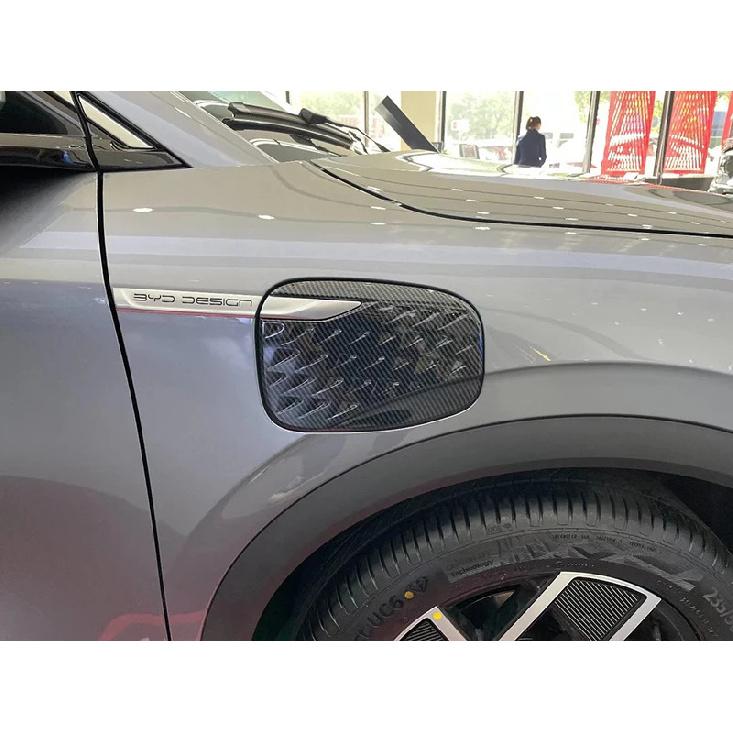 For BYD ATTO 3 Yuan Plus Car Accessories ABS Decorative Glitter For Charging Port Cover