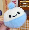 Cute Japanese Bun Food Doll Plush Keychain Backpack Decor Pendant Cartoon Soft Plush Bread Children Birthday Gift Keyring