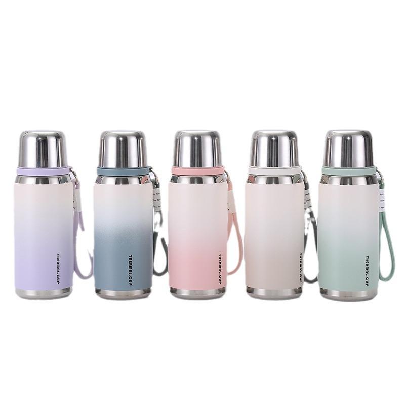 Sling Bounce Outdoor Sports Water Cup Large Capacity High Appearance Level Thermos Cup Car Stainless Steel Roma Cup
