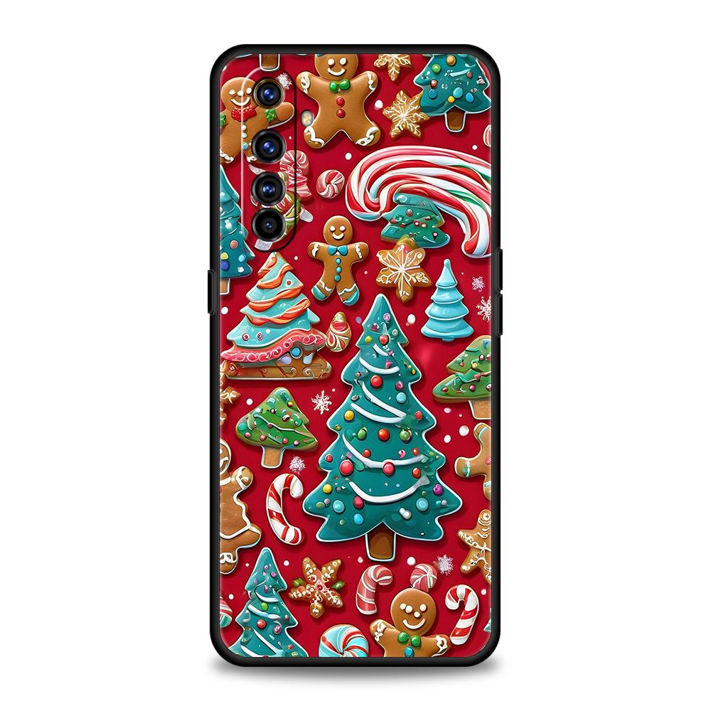 New Year Christmas Soft TPU For Realme 12 11 10 9 Pro Plus GT2 GT3 GT5 7 8 Pro C21 C25 C35 Pro 5G Shockproof Phone Case Fundas Realme 12