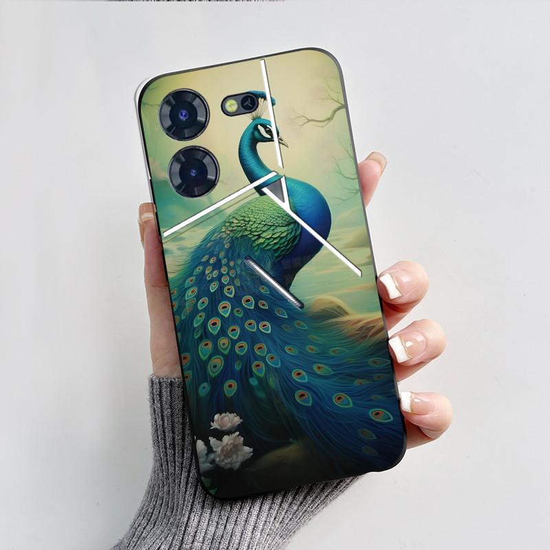For Tecno Pova 5 Pro Case Cover Shockproof Black Wukong Phone Cases For Tecno Pova 5 Silicone Back Cover Pova5 Pro Bumper Fundas