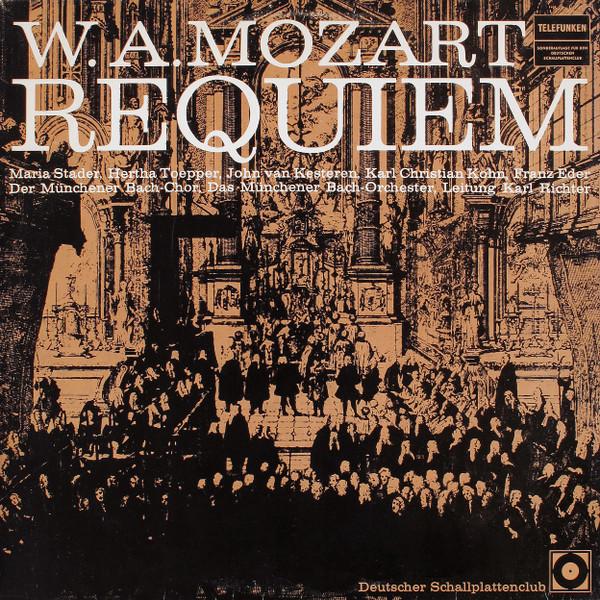 

Платівка LP WOLFGANG AMADEUS MOZART Реквієм BT611B Telefunken Німеччина Класика Вживана