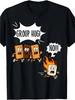 Funny Smores Group Hug Campfire Marshmallow Graphic Tshirt Retro Campfire Design with Marshmallow Roasting Unisex Tee Fo