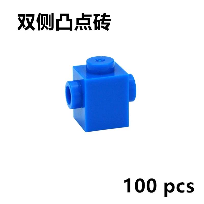 DIY Educational Bricks Modified 1x1 with Studs on 2 Sides Opposite Assembles Particles MOC Parts 47905 Toys for Children