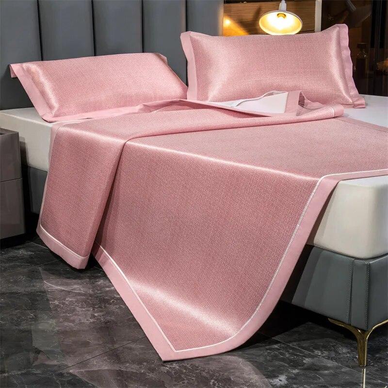 High Quality Carbon Light Cooling Bed Mat for Summer Heat Dissipating Ventilation Holes Summer Mat for Bed Washable Cold Bed Pad