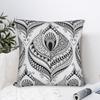 Ethnic Pattern Pillow Case  Comfy Pillow Cover For Sofa Home Decor Vintage Cushion Cover