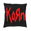 Nu Metal Rock Band Korn Quadratische Kissenhülle Dekoration Kissen Wurfkissen Für Wohnzimmer Doppelseitiger Druck