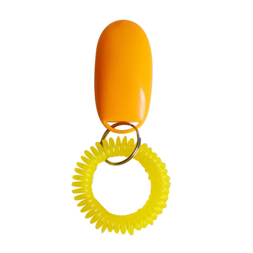 Hot Sale Portable Dog Button Clicker Sound Trainer Pet Training Tool Wrist BAccessory Pet Products Accessories Dog cat Supplies